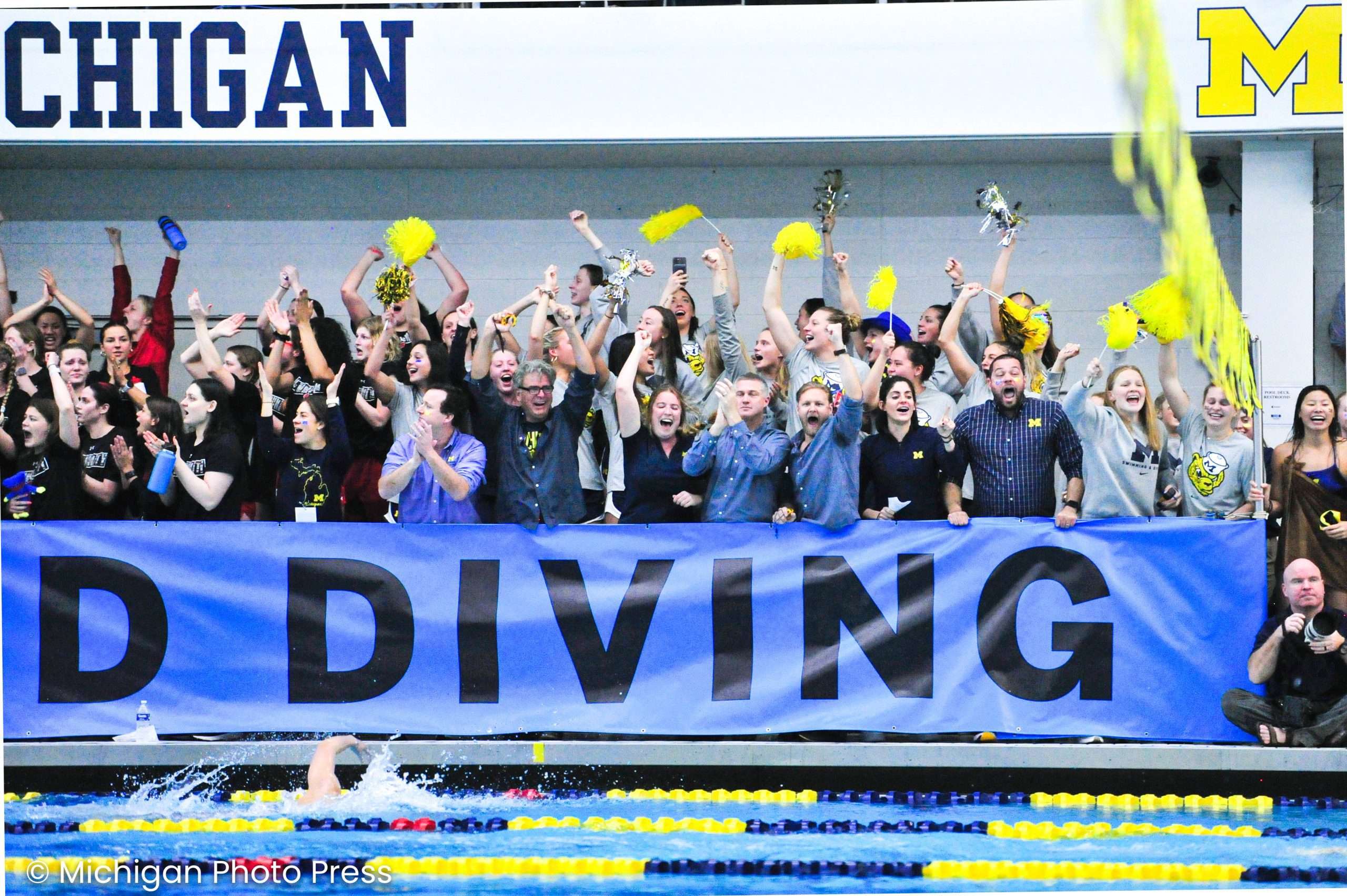 2023 Big Ten Women’s Swimming & Diving Championships Day 1 University of Michigan Claims Two Silver Medals